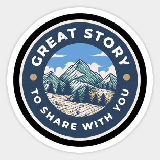 Great Story Sticker